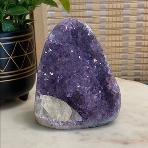 Amethyst Geode Home Accent